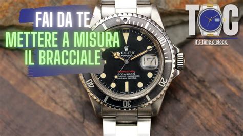 youtube smontare la chiera di un orologio rolex|Come regolare alla giusta misura il BRACCIALE di un orologio .